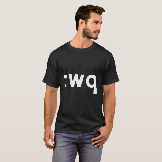 WQ - Funny Coder Design zum Rett von Exit V T-Shirt (Vorne ganz)