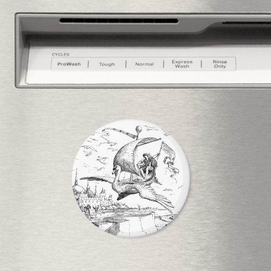 WQ MAGNET 3" : Magisches Schwanenboot (In Situ (Geschirrspüler))