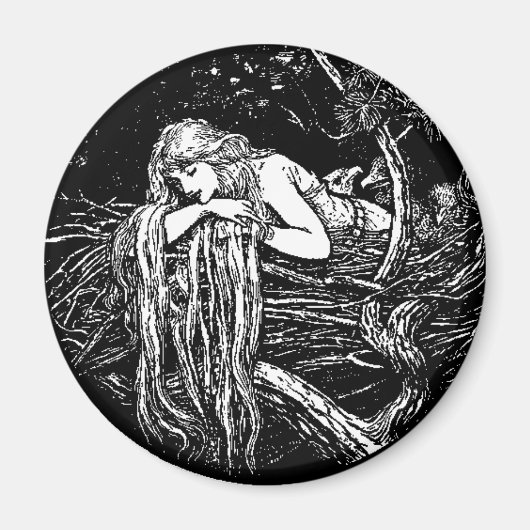 WQ MAGNET : Langhaarige Maiden (Vorne)