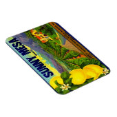 WQ MAGNET: Vintage Lable für das Sonnige Mesa Magnet (Rechte Seite)