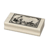 WQ RUBBER-BRIEFMARKE: Meerjungfrauen und Schiffe Gummistempel (Stempel)