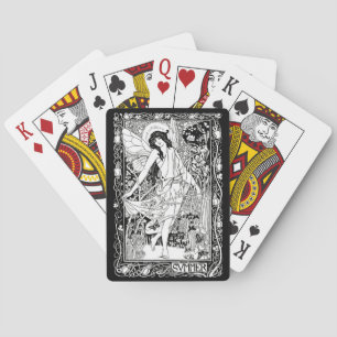 WQ SPIELKARTEN: Art Nouveau Fee Spielkarten