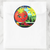 WQ STICKER #2 : Königin Saucy Tomato. (Tasche)