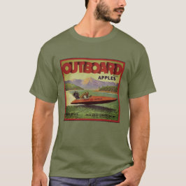 WQ T-SHIRT MÄNNER: Außenbordäpfel - See Chelan