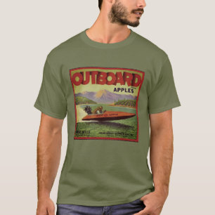 WQ T-SHIRT MÄNNER: Außenbordäpfel - See Chelan