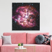 WR 124 Star & Nebula | Helle Sterne | JWST Leinwanddruck (Insitu (Wohnzimmer))