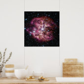 WR 124 Star & Nebula | Helle Sterne | JWST Poster (Küche)