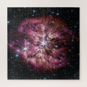 WR 124 Star & Nebula | Helle Sterne | JWST Puzzle (Vertikal)