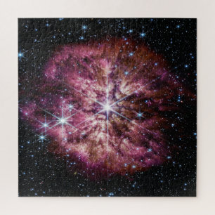 WR 124 Star & Nebula   Helle Sterne   JWST Puzzle
