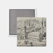 WR Brixey, Hersteller Magnet (Vorderseite/Rückseite)