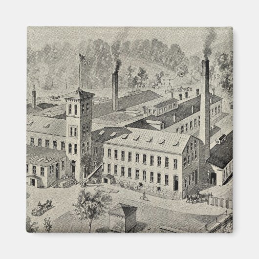 WR Brixey, Hersteller Magnet (Vorne)