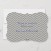 Wraath Zickzack Weihnachtsfotokarte Feiertagskarte (Rückseite)