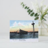 Wrack der Maine Postkarte (Stehend Vorderseite)