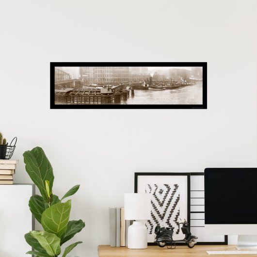 Wrack des Eastland Ship Foto 1915 Poster (Heimbüro)