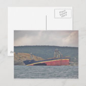 Wrack des Orcun C Postkarte (Vorne/Hinten)
