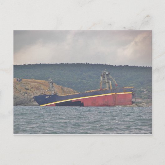 Wrack des Orcun C Postkarte (Vorderseite)