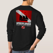 Wrack Diver (Schiff) T-Shirt (Rückseite)