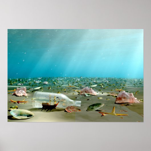 Wrack-in-a-Bottle Print Poster (Vorne)