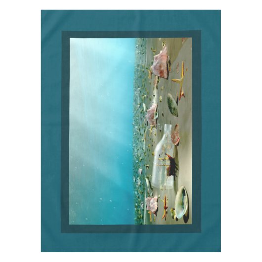 Wrack-in-a-Bottle Tischdecke (Vorderseite)
