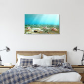 Wrack in einer Flasche Leinwanddruck (Insitu (Schlafzimmer))