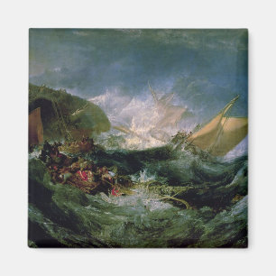 Wrack Josephs Mallord William Turner   von einem Magnet