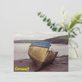 Wrack-Karte von Cornwall (Stehend Vorderseite)