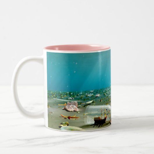 Wrack-Tasse Zweifarbige Tasse (Links)