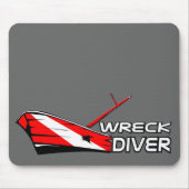 Wrack-Taucher Mousepad (Vorne)