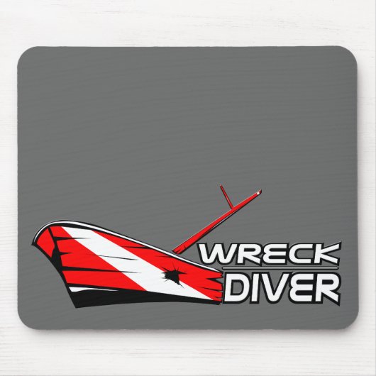 Wrack-Taucher Mousepad (Vorne)