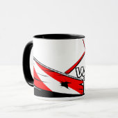 Wrack-Taucher-Tasse Tasse (Vorderseite Links)