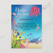 Wrack unter der Sea Baby Shower Begleitkarte (Vorderseite)