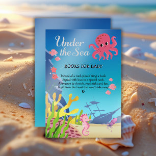 Wrack unter der Sea Baby Shower Begleitkarte