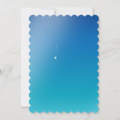 Wrack unter der Sea Baby Shower Einladung (Rückseite)