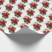 Wracken Sie Ihre Liebe in Rose Geschenkpapier (Ecke)