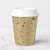 Wracken Sie Ihren Tisch in der Liebe Lefse Pappbecher (Vorderseite)