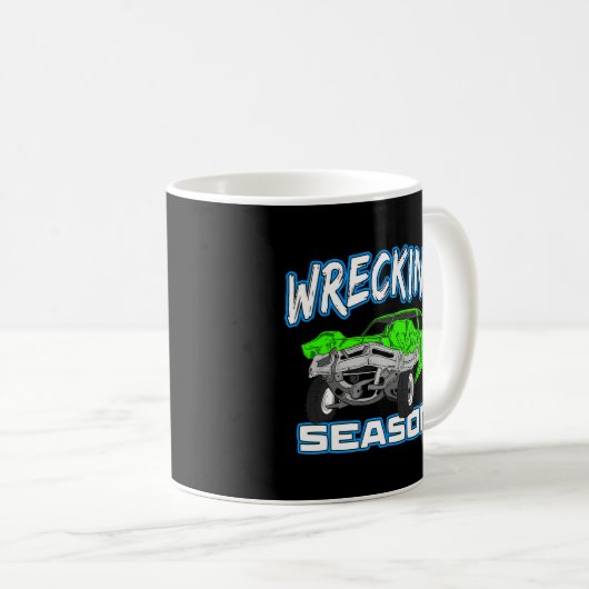 Wracking Season Demolition Derby Kaffeetasse (VorderseiteRechts)