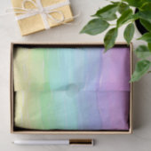 Wrackpapier für den Rainbow-Wash Seidenpapier (Geschenk)