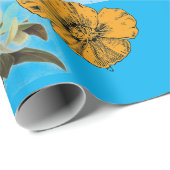 Wrackpapier für HUMMBIRD und BLUME Geschenkpapier (Rolleneckpunkt)