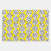 Wrackpapier für Hummeln Geschenkpapier Set (Vorderseite 3)