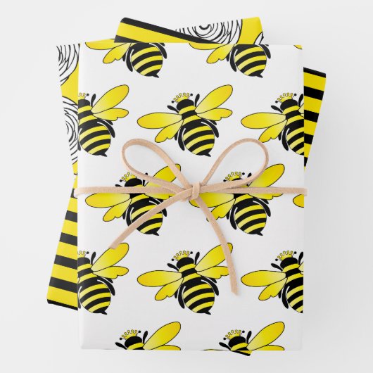 Wrackpapier für Hummeln Geschenkpapier Set (Beispiel)