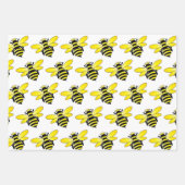 Wrackpapier für Hummeln Geschenkpapier Set (Vorderseite)