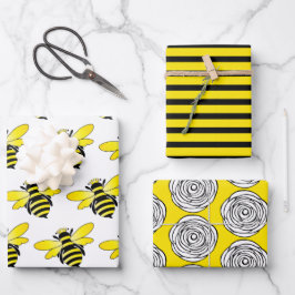 Wrackpapier für Hummeln Geschenkpapier Set