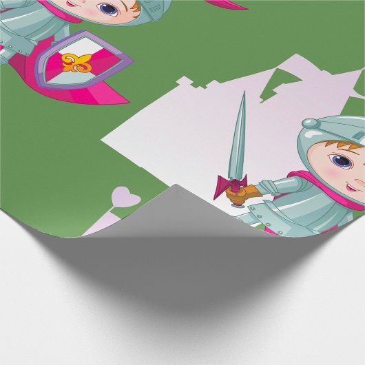 Wrackpapier für KinderRitter Geschenkpapier