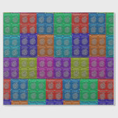 Wrackpapier für metallische Joker Geschenkpapier (Flach)