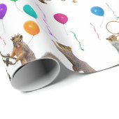 Wrackpapier für Party-Eichhörnchen Geschenkpapier (Rolleneckpunkt)