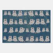Wrackpapier für Raccoons Geschenkpapier Set (Vorderseite)
