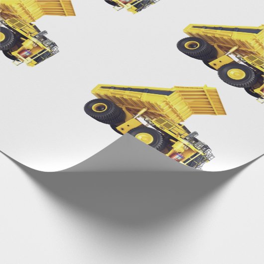 Wrackpapier für schwere Maschinen Geschenkpapier (Ecke)