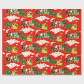 Wrackpapier für Weihnachtszüge Geschenkpapier (Flach)