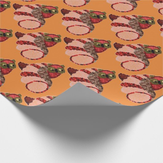 Wrackpapier Geschenkpapier (Ecke)