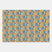 Wrackpapier Geschenkpapier Set (Vorderseite)